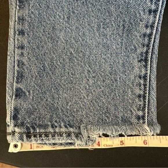 PACSUN HIGH RISE STRAIGHT DISTRESSED DENIM JEANS 23/XXS Grunge - Picture 11 of 16